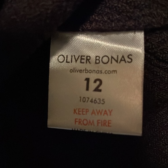 Oliver Bonas Textured Black Skirt 12 - Picture 5 of 8